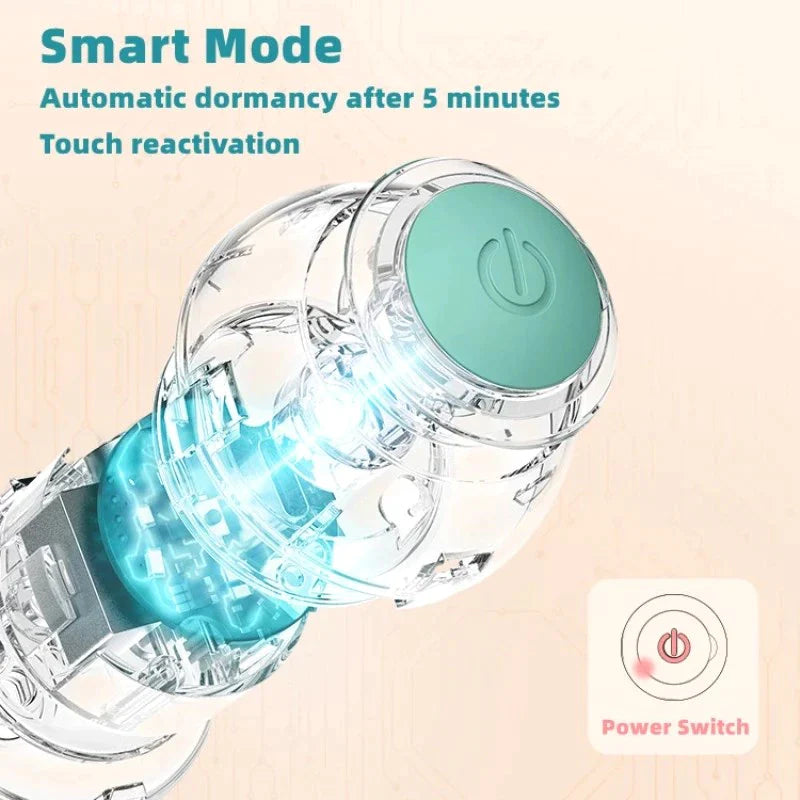 Engaging Electric Smart Puppy Ball Toy for Cats and Small Dogs - Fun Auto Rolling Pet Accessory!