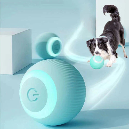 Engaging Electric Smart Puppy Ball Toy for Cats and Small Dogs - Fun Auto Rolling Pet Accessory!